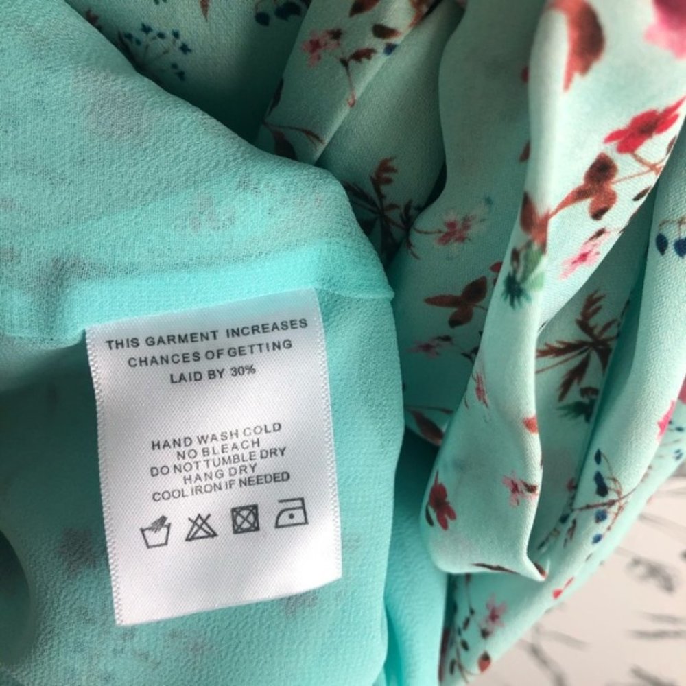 LPA Dress 138 in Blue Ditsy - SMALL - REVOLVE - Picture 12 of 13